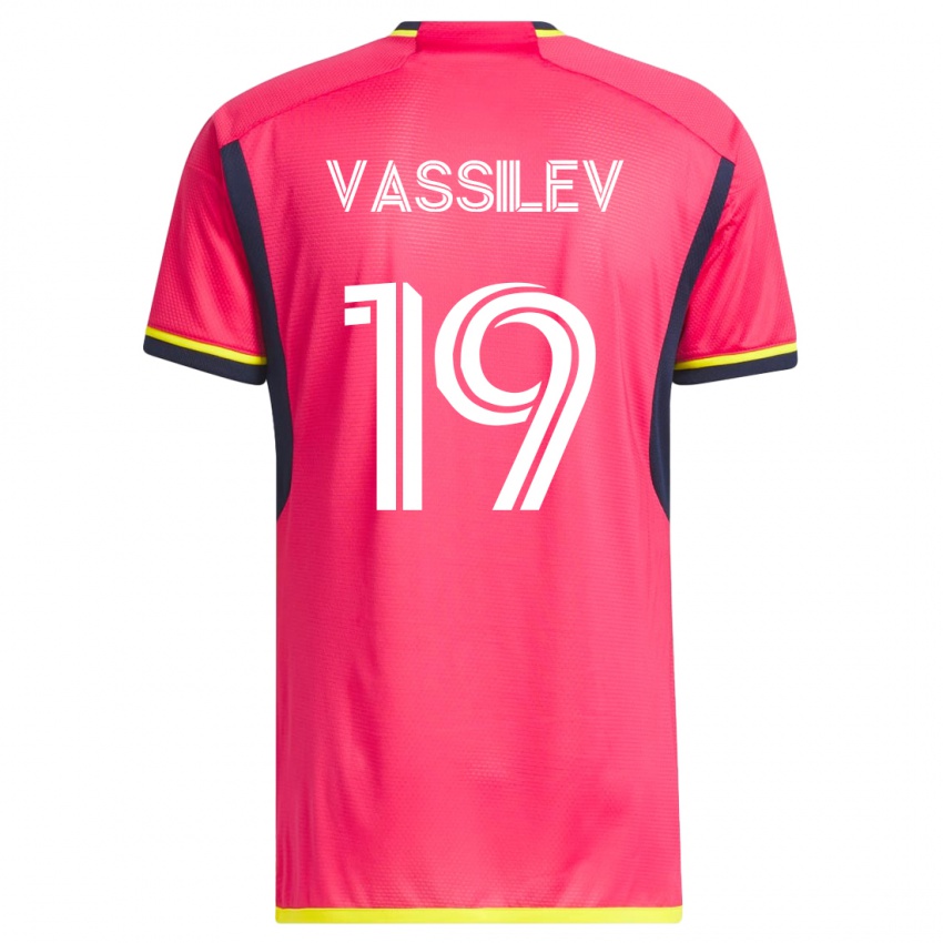 Kobiety Indiana Vassilev #19 Różowy Domowa Koszulka 2023/24 Koszulki Klubowe