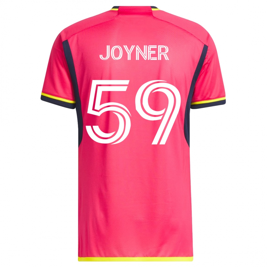 Kobiety Mykhi Joyner #59 Różowy Domowa Koszulka 2023/24 Koszulki Klubowe