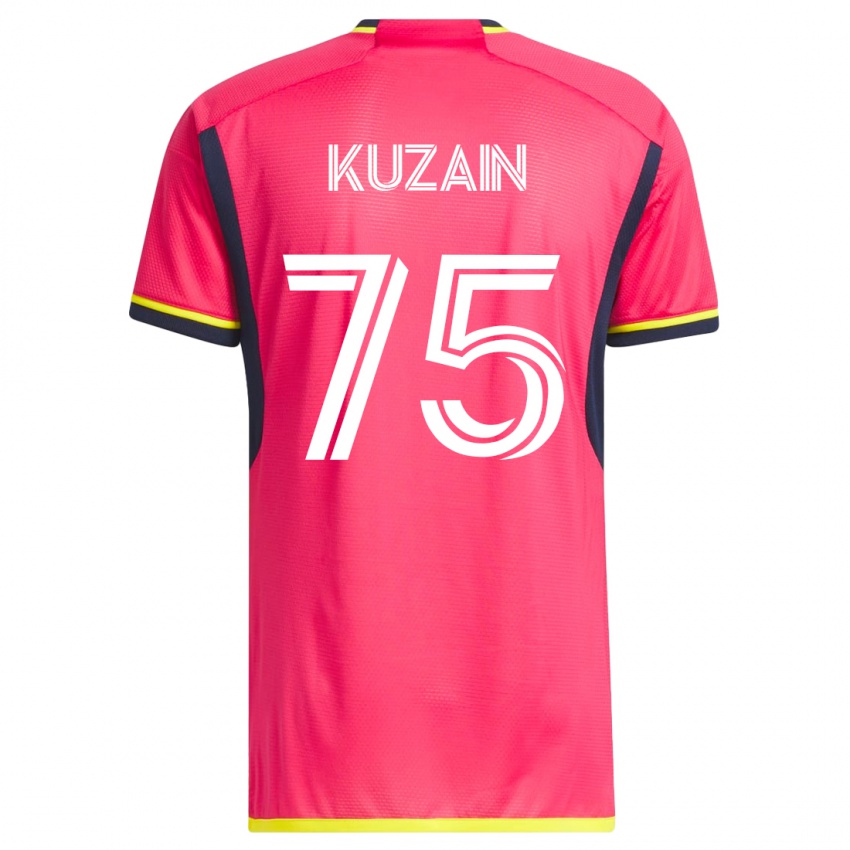 Kobiety Wan Kuzain #75 Różowy Domowa Koszulka 2023/24 Koszulki Klubowe