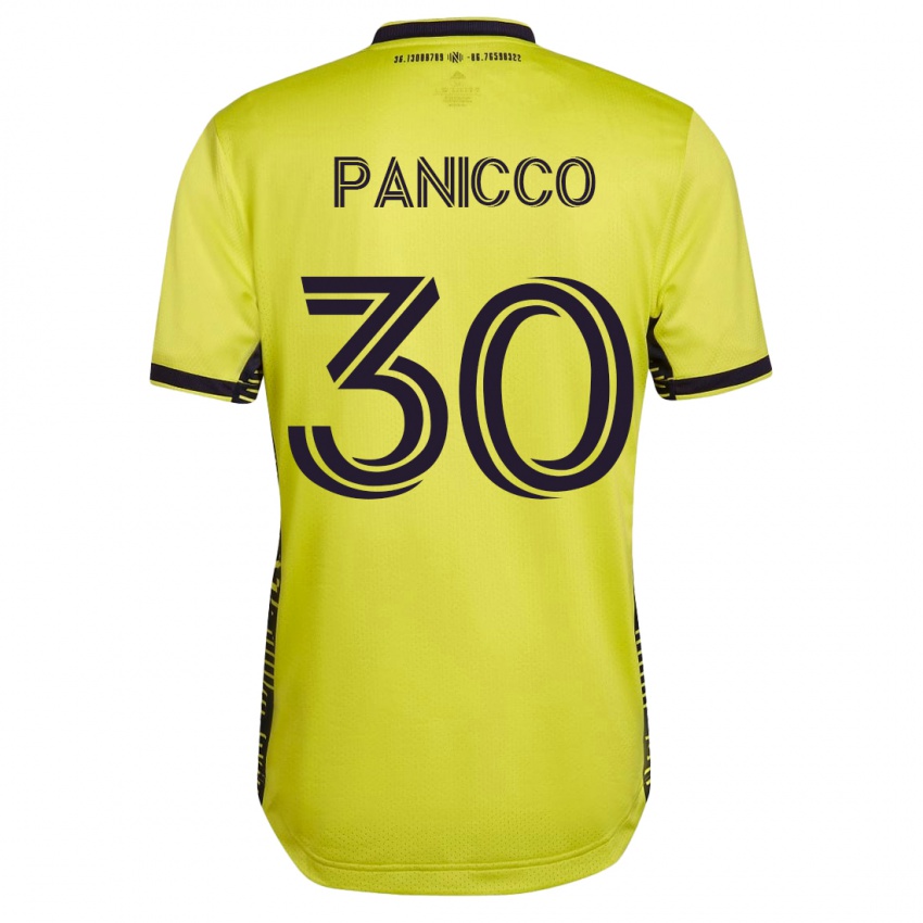Kobiety Elliot Panicco #30 Żółty Domowa Koszulka 2023/24 Koszulki Klubowe