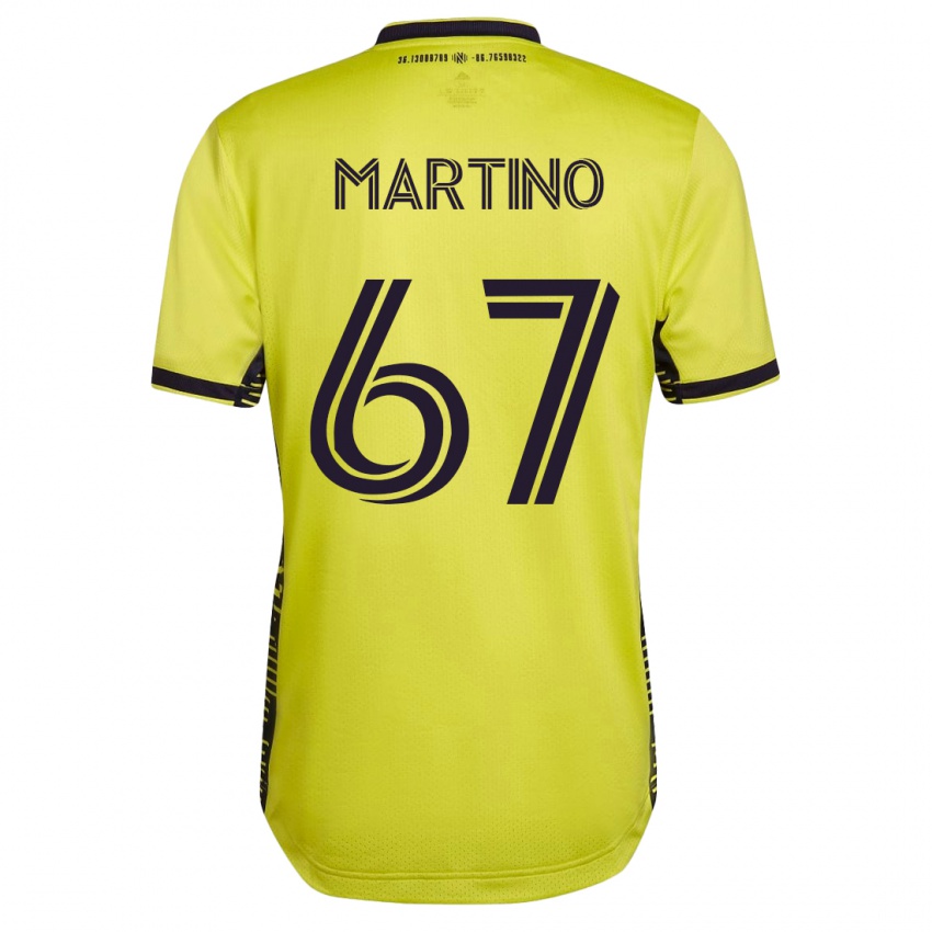 Kobiety Ben Martino #67 Żółty Domowa Koszulka 2023/24 Koszulki Klubowe