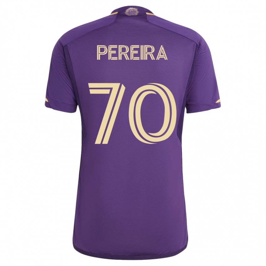 Kobiety Dominic Pereira #70 Fioletowy Domowa Koszulka 2023/24 Koszulki Klubowe