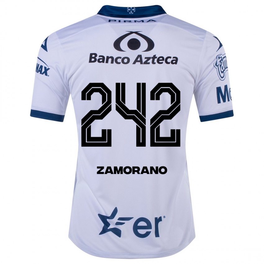 Kobiety Leonardo Zamorano #242 Biały Domowa Koszulka 2023/24 Koszulki Klubowe
