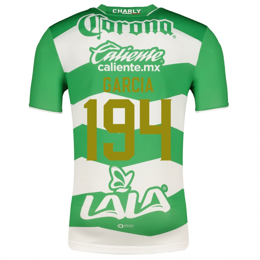 Kobiety Anthony García #194 Zielony Domowa Koszulka 2023/24 Koszulki Klubowe