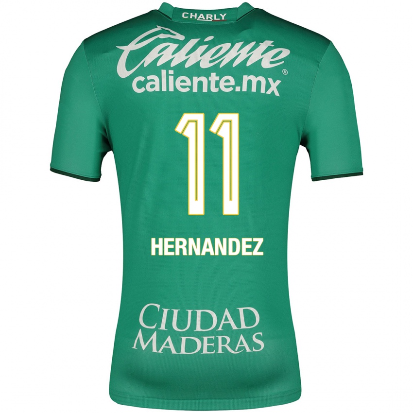 Kobiety Elías Hernández #11 Zielony Domowa Koszulka 2023/24 Koszulki Klubowe