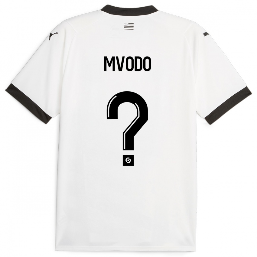 Kobiety Steeve Mvodo Mvodo #0 Biały Wyjazdowa Koszulka 2023/24 Koszulki Klubowe