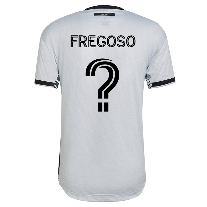 Kobiety Daniel Fregoso #0 Biały Wyjazdowa Koszulka 2023/24 Koszulki Klubowe