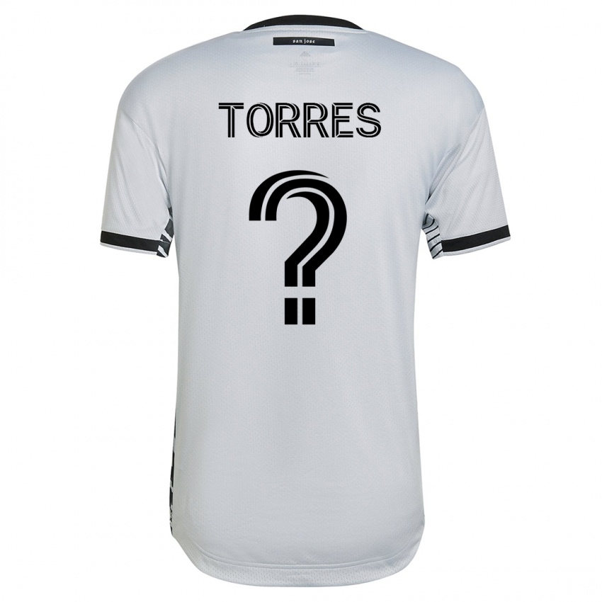 Kobiety Jorge Torres #0 Biały Wyjazdowa Koszulka 2023/24 Koszulki Klubowe