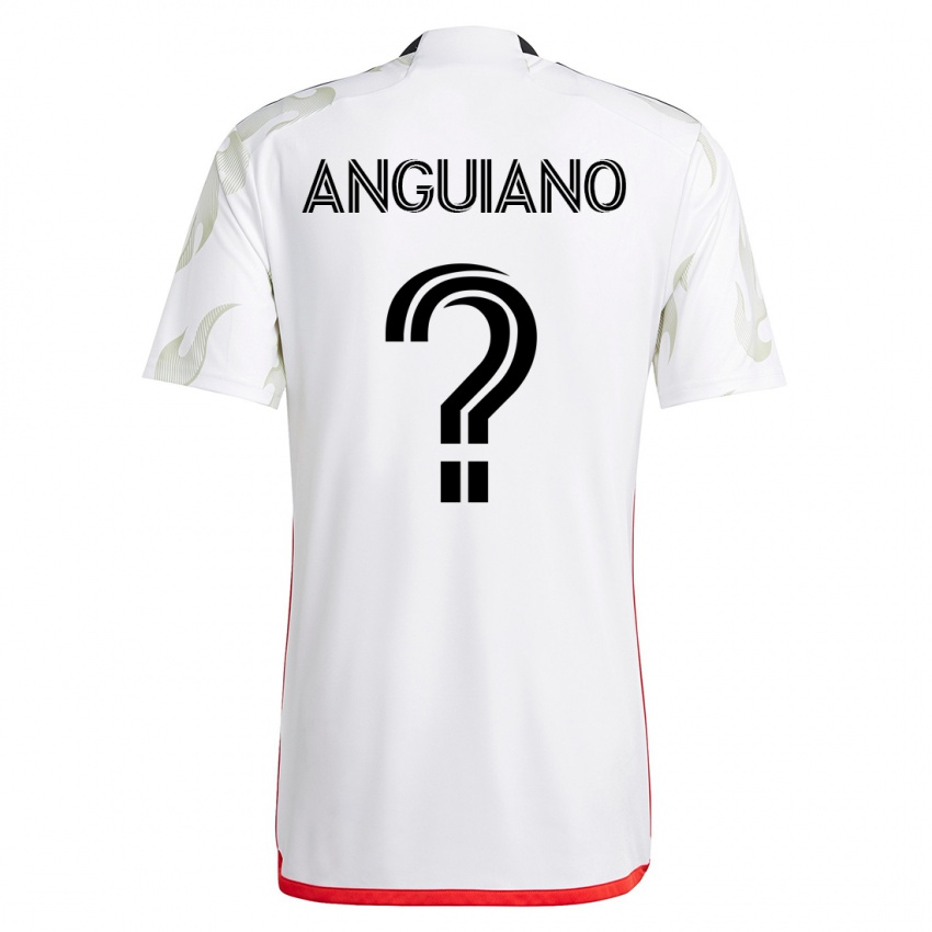 Kobiety Adrian Anguiano #0 Biały Wyjazdowa Koszulka 2023/24 Koszulki Klubowe