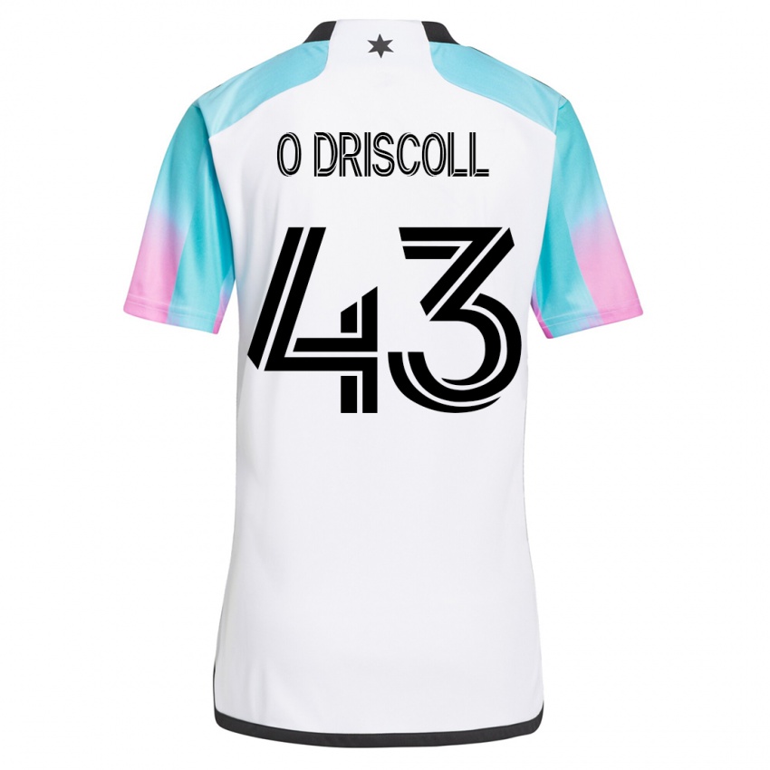 Kobiety Rory O'driscoll #43 Biały Wyjazdowa Koszulka 2023/24 Koszulki Klubowe