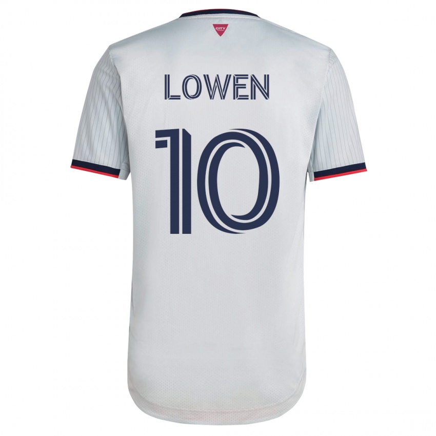 Kobiety Eduard Löwen #10 Biały Wyjazdowa Koszulka 2023/24 Koszulki Klubowe