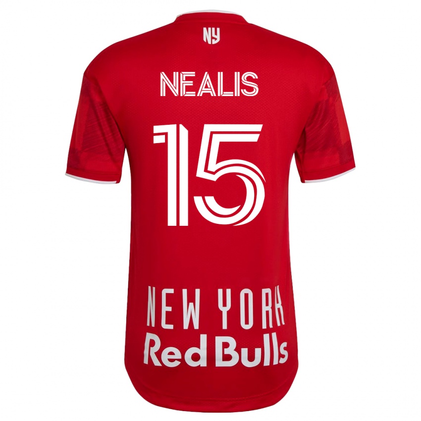 Kobiety Sean Nealis #15 Beżowo-Złoty Wyjazdowa Koszulka 2023/24 Koszulki Klubowe