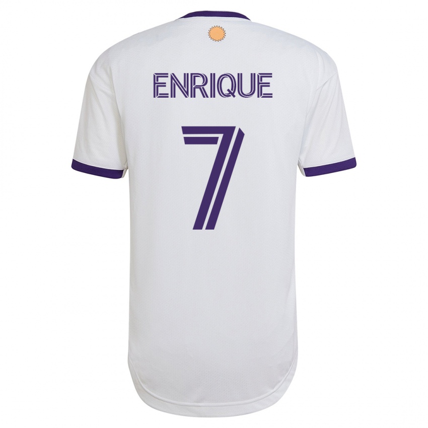 Kobiety Ramiro Enrique #7 Biały Wyjazdowa Koszulka 2023/24 Koszulki Klubowe