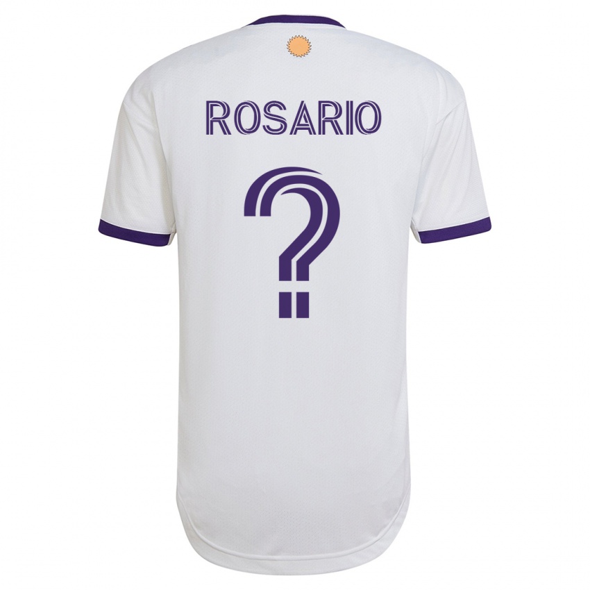 Kobiety Gabriel Rosario #0 Biały Wyjazdowa Koszulka 2023/24 Koszulki Klubowe