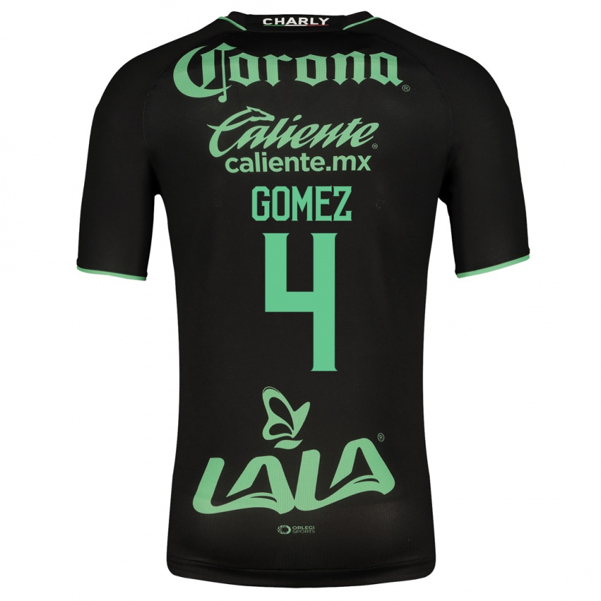 Kobiety Alejandro Gómez #4 Czarny Wyjazdowa Koszulka 2023/24 Koszulki Klubowe