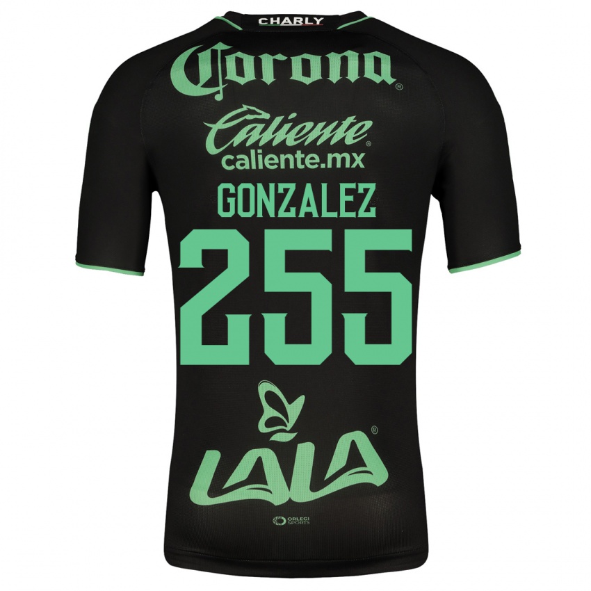 Kobiety Valente González #255 Czarny Wyjazdowa Koszulka 2023/24 Koszulki Klubowe