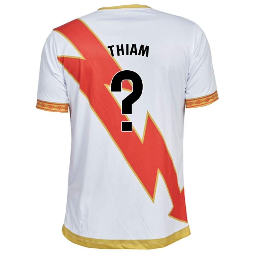 Dzieci Aly Thiam #0 Biały Domowa Koszulka 2023/24 Koszulki Klubowe