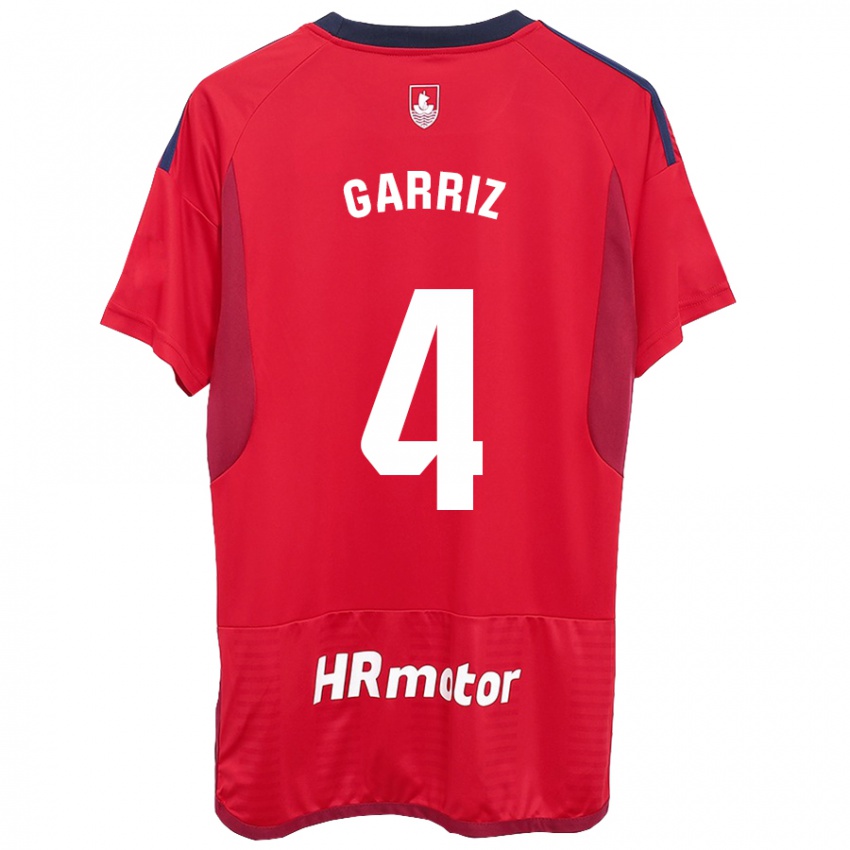Dzieci Ibaider Garriz #4 Czerwony Domowa Koszulka 2023/24 Koszulki Klubowe