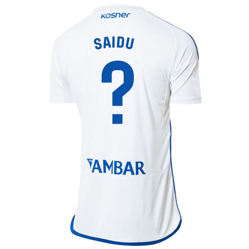 Dzieci Yussif Saidu #0 Biały Domowa Koszulka 2023/24 Koszulki Klubowe