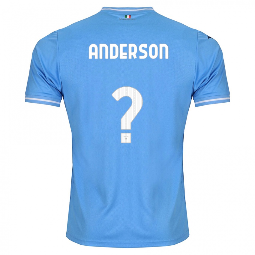 Dzieci André Anderson #0 Niebieski Domowa Koszulka 2023/24 Koszulki Klubowe