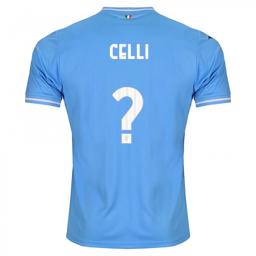 Dzieci Gabriele Celli #0 Niebieski Domowa Koszulka 2023/24 Koszulki Klubowe