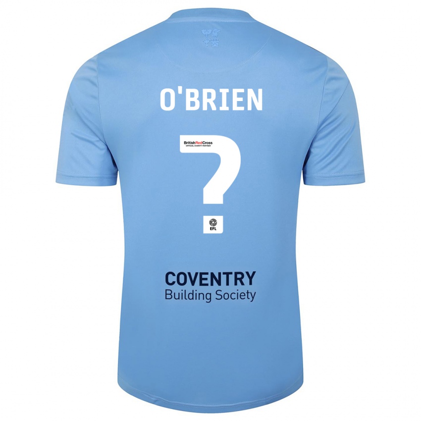 Dzieci Fionn O'brien #0 Niebieskie Niebo Domowa Koszulka 2023/24 Koszulki Klubowe
