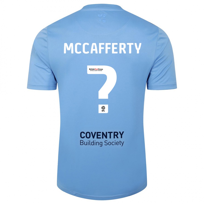 Dzieci Lewys Mccafferty #0 Niebieskie Niebo Domowa Koszulka 2023/24 Koszulki Klubowe