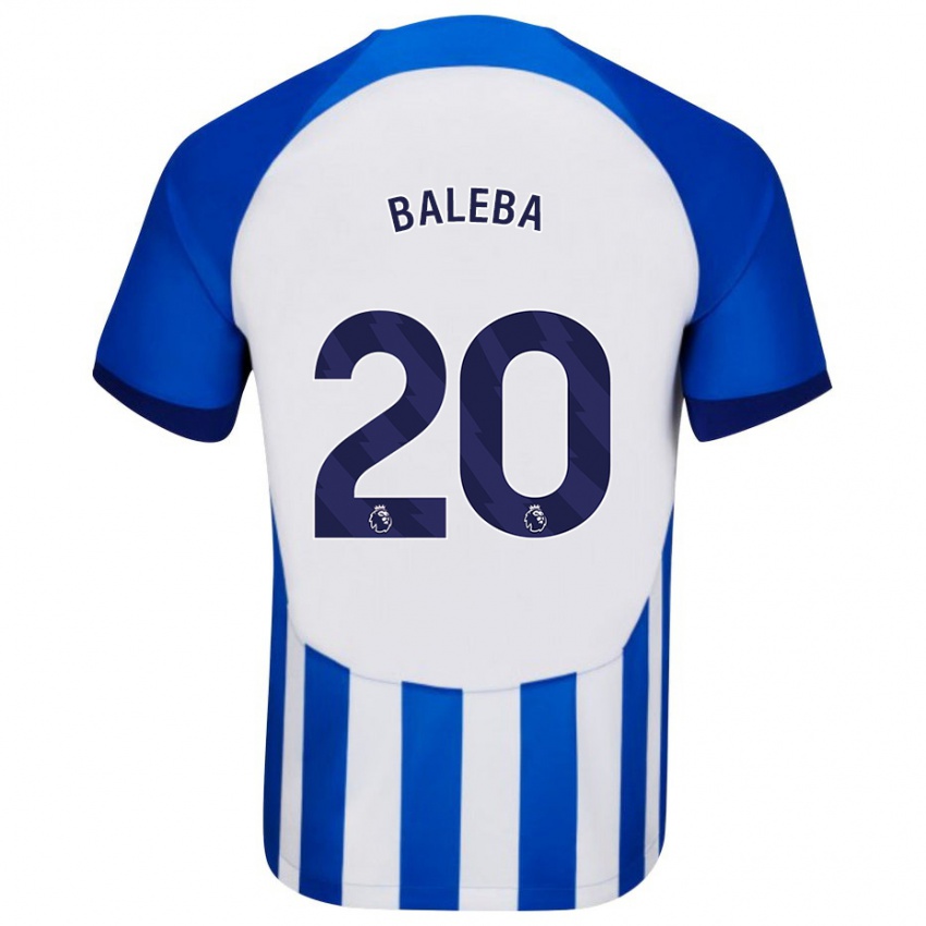 Dzieci Carlos Baleba #20 Niebieski Domowa Koszulka 2023/24 Koszulki Klubowe