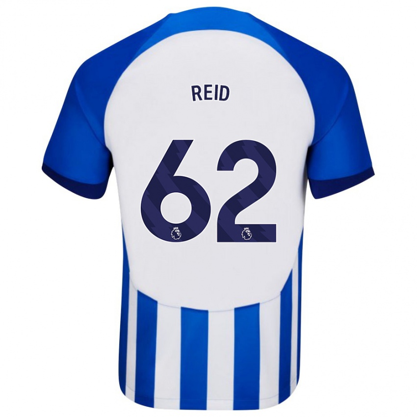 Dzieci Tommy Reid #62 Niebieski Domowa Koszulka 2023/24 Koszulki Klubowe