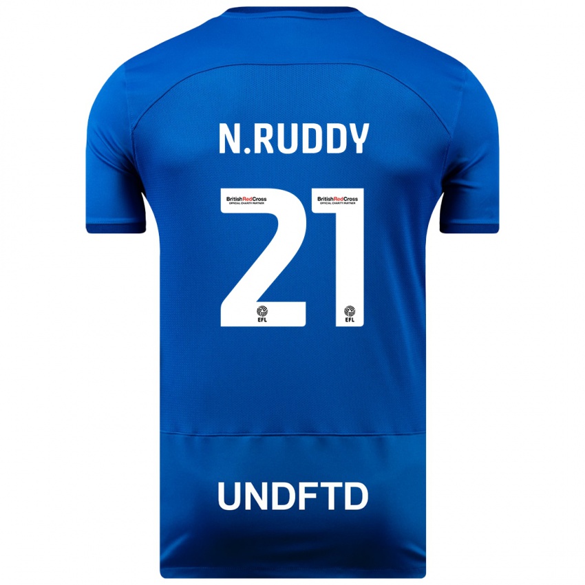 Dzieci John Ruddy #21 Niebieski Domowa Koszulka 2023/24 Koszulki Klubowe