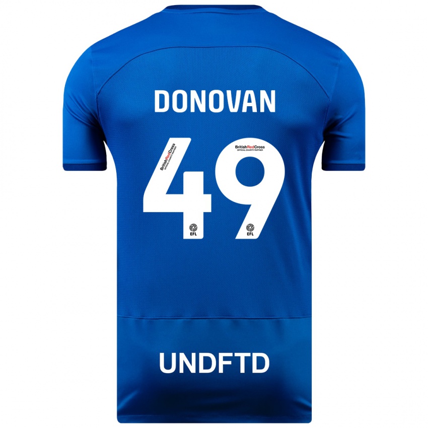 Dzieci Romelle Donovan #49 Niebieski Domowa Koszulka 2023/24 Koszulki Klubowe
