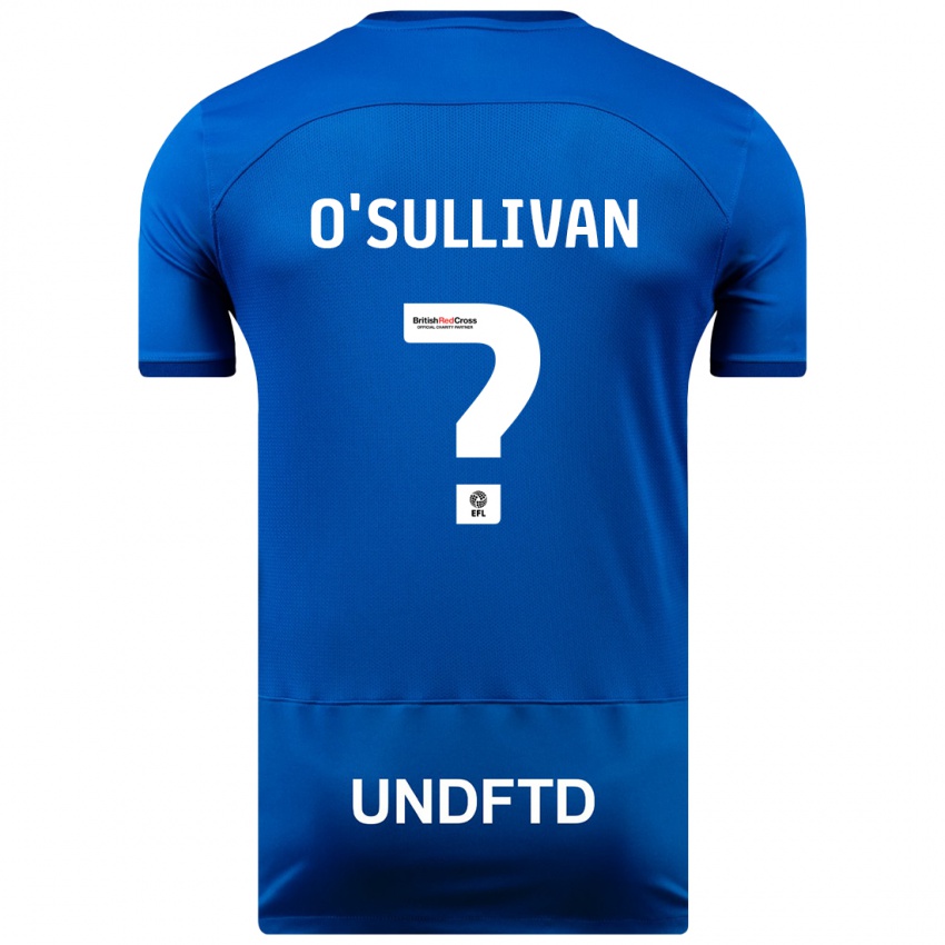 Dzieci William O'sullivan #0 Niebieski Domowa Koszulka 2023/24 Koszulki Klubowe