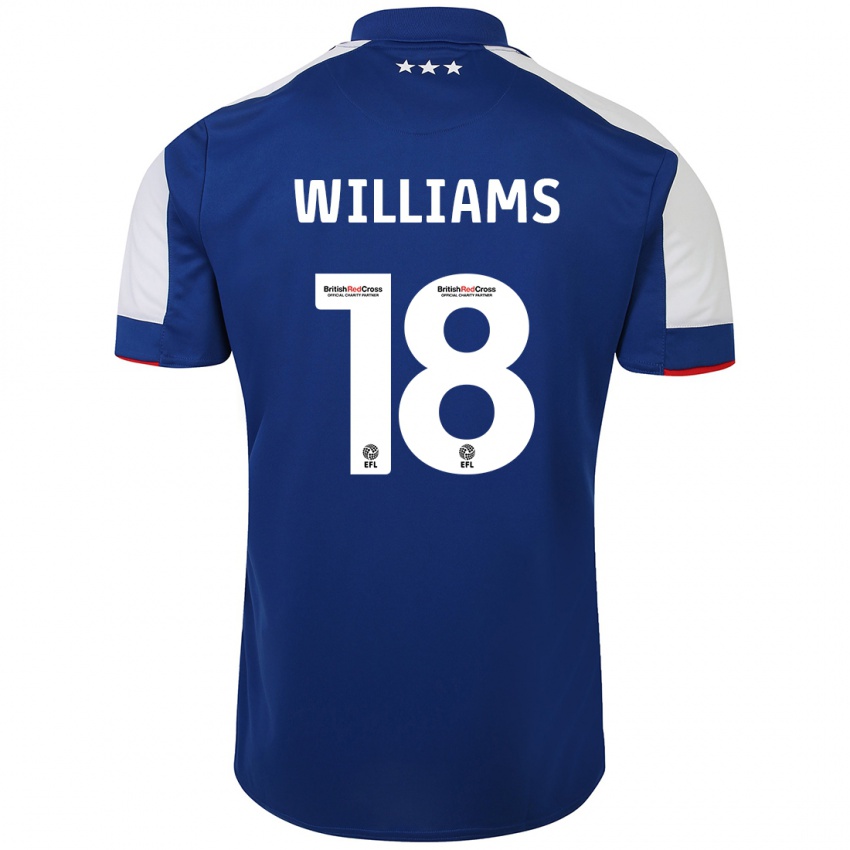 Dzieci Brandon Williams #18 Niebieski Domowa Koszulka 2023/24 Koszulki Klubowe