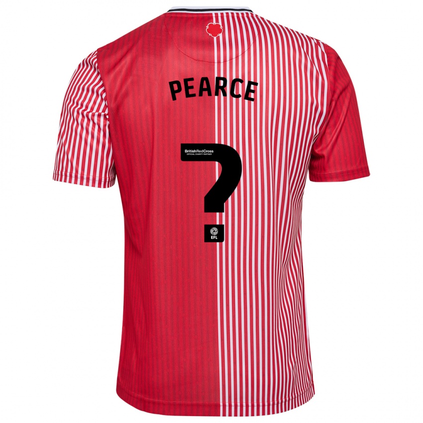 Dzieci Luke Pearce #0 Czerwony Domowa Koszulka 2023/24 Koszulki Klubowe