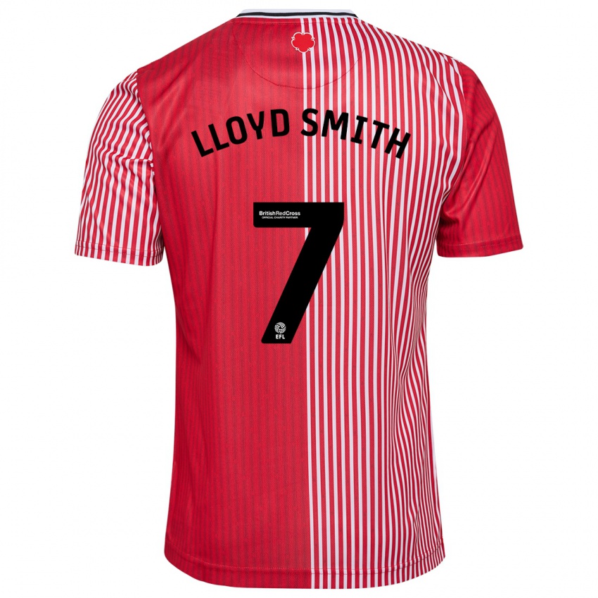 Dzieci Lexi Lloyd-Smith #7 Czerwony Domowa Koszulka 2023/24 Koszulki Klubowe