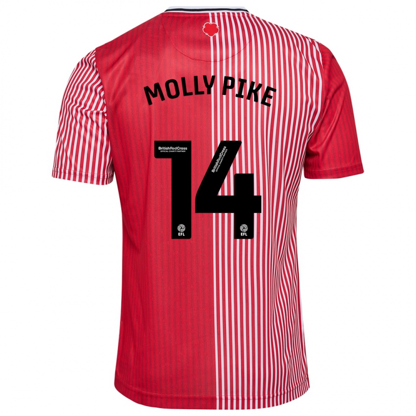 Dzieci Molly Pike #14 Czerwony Domowa Koszulka 2023/24 Koszulki Klubowe