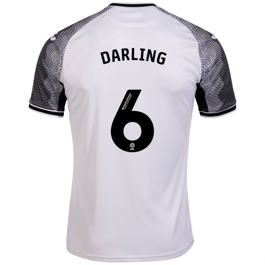 Dzieci Harry Darling #6 Biały Domowa Koszulka 2023/24 Koszulki Klubowe