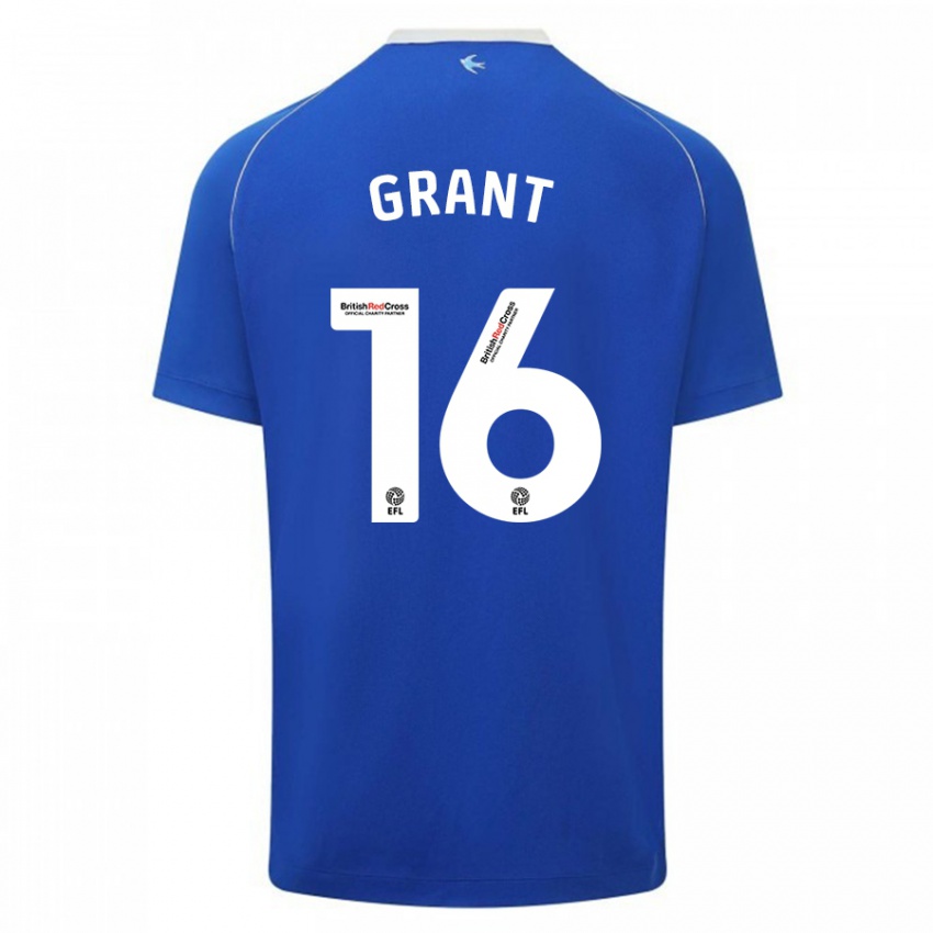 Dzieci Karlan Grant #16 Niebieski Domowa Koszulka 2023/24 Koszulki Klubowe