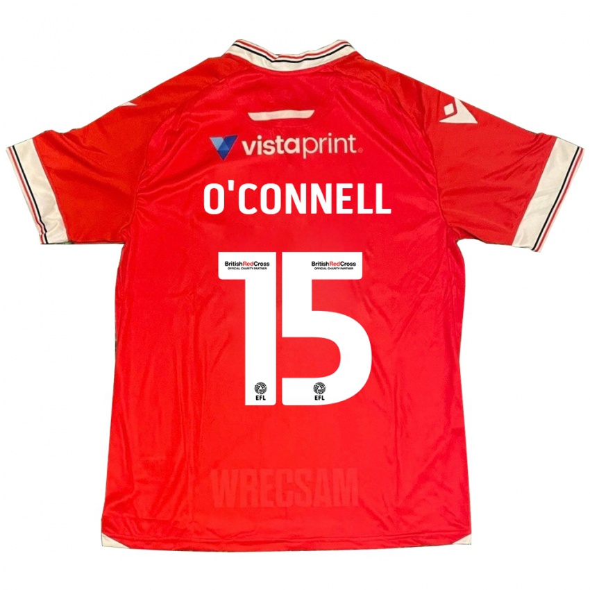 Dzieci Eoghan O'connell #15 Czerwony Domowa Koszulka 2023/24 Koszulki Klubowe