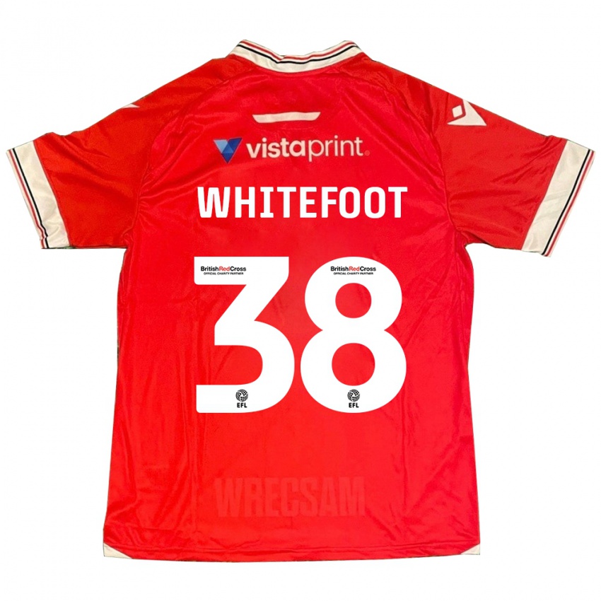 Dzieci Lily Whitefoot #38 Czerwony Domowa Koszulka 2023/24 Koszulki Klubowe
