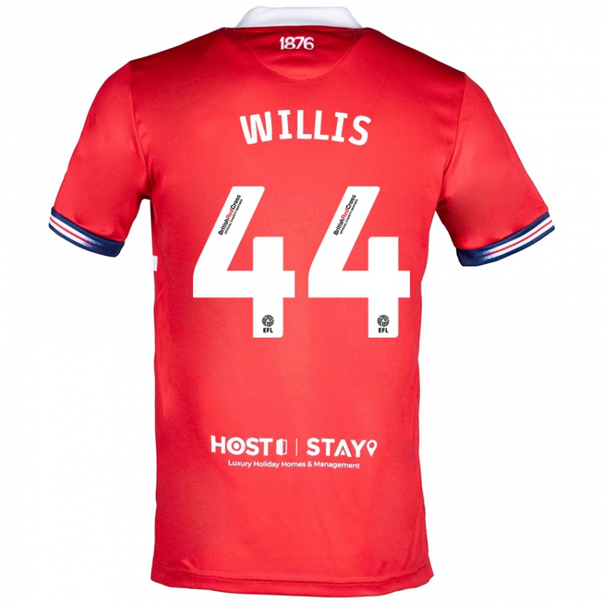 Dzieci Pharrell Willis #44 Czerwony Domowa Koszulka 2023/24 Koszulki Klubowe
