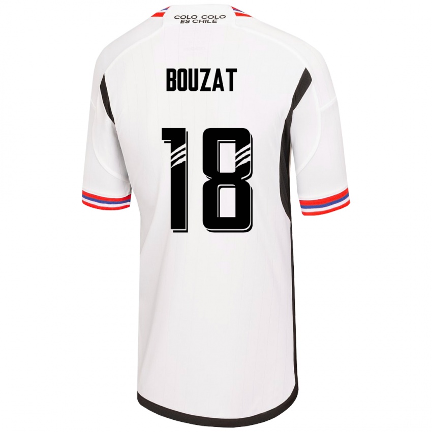 Dzieci Agustín Bouzat #18 Biały Domowa Koszulka 2023/24 Koszulki Klubowe