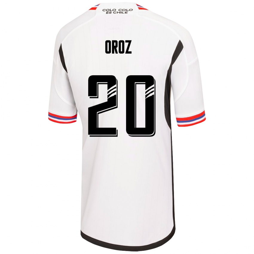 Dzieci Alexander Oroz #20 Biały Domowa Koszulka 2023/24 Koszulki Klubowe