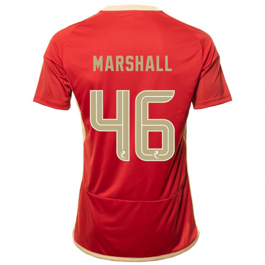 Dzieci Findlay Marshall #46 Czerwony Domowa Koszulka 2023/24 Koszulki Klubowe