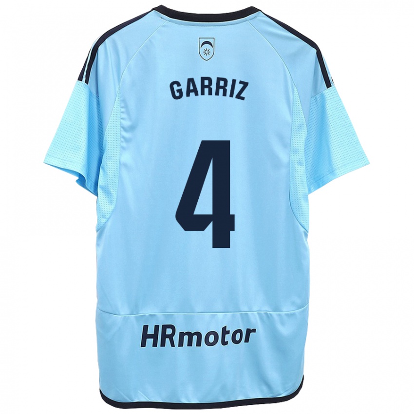 Dzieci Ibaider Garriz #4 Niebieski Wyjazdowa Koszulka 2023/24 Koszulki Klubowe