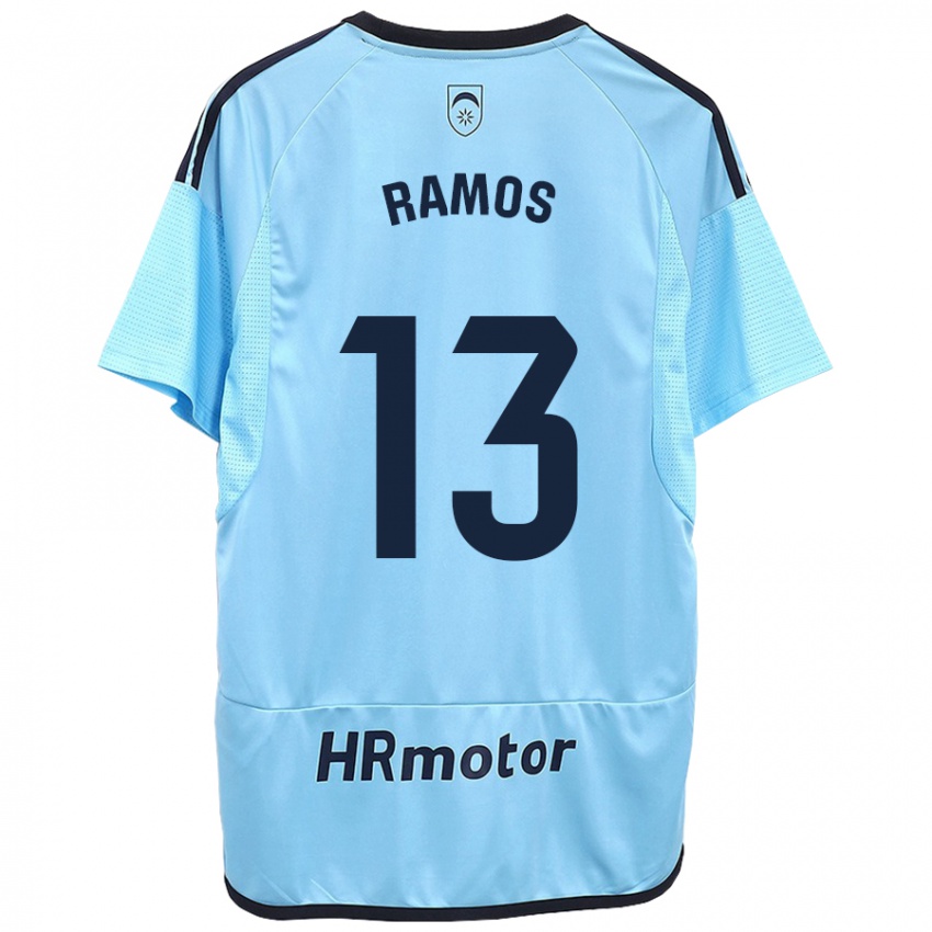 Dzieci Darío Ramos #13 Niebieski Wyjazdowa Koszulka 2023/24 Koszulki Klubowe