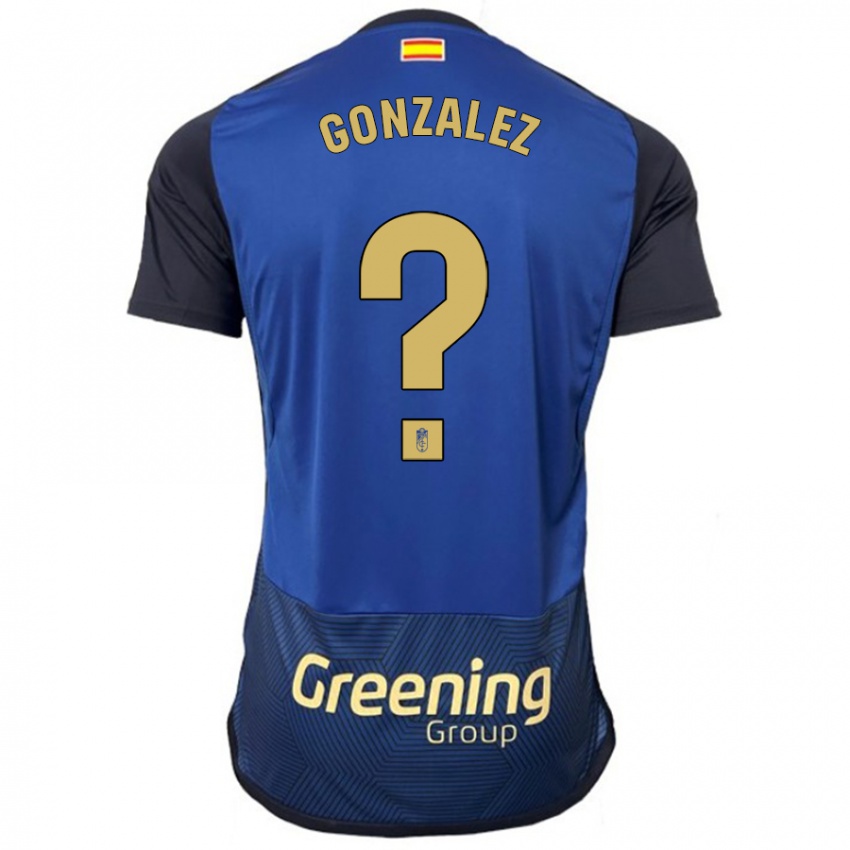 Dzieci Paco González #0 Marynarka Wojenna Wyjazdowa Koszulka 2023/24 Koszulki Klubowe