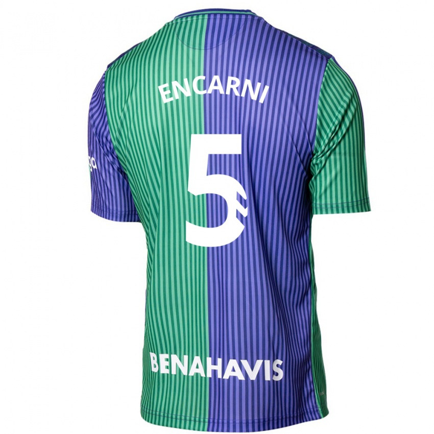 Dzieci Encarni #5 Zielono-Niebieski Wyjazdowa Koszulka 2023/24 Koszulki Klubowe