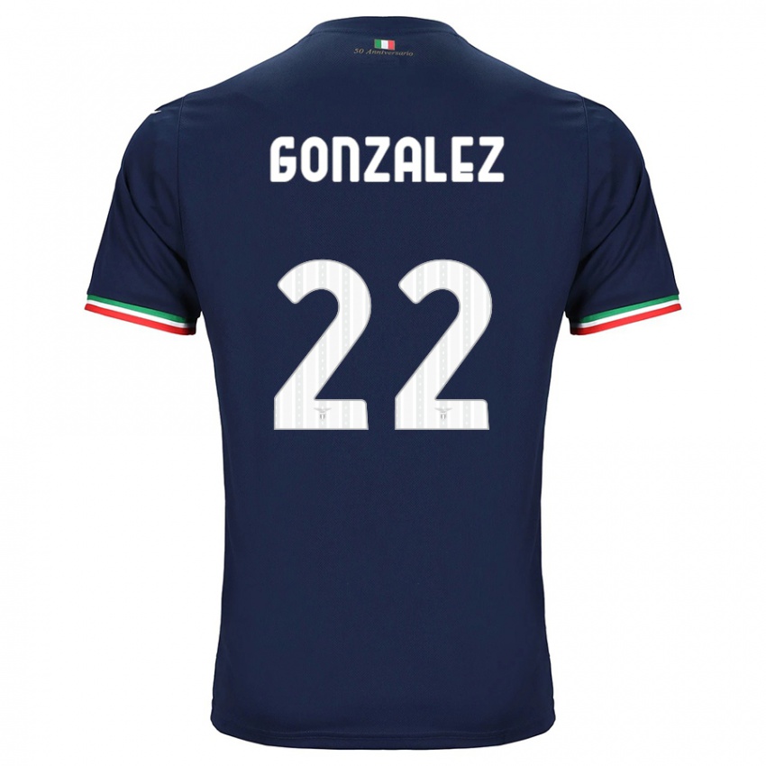 Dzieci Diego González #22 Marynarka Wojenna Wyjazdowa Koszulka 2023/24 Koszulki Klubowe