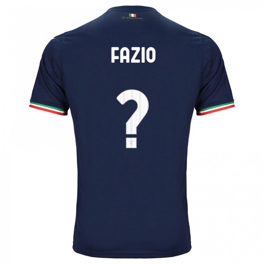 Dzieci Francesco Fazio #0 Marynarka Wojenna Wyjazdowa Koszulka 2023/24 Koszulki Klubowe